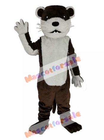 Brown Otter Mascot Costume Animal