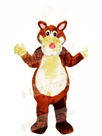 Brown Dog Mascot Adult Costumes 
