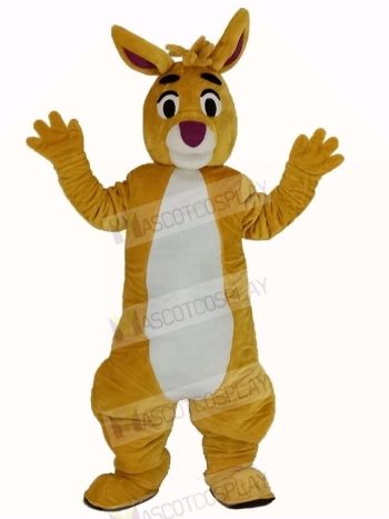 Funny Yellow Rabbit Mascot Costume Animal