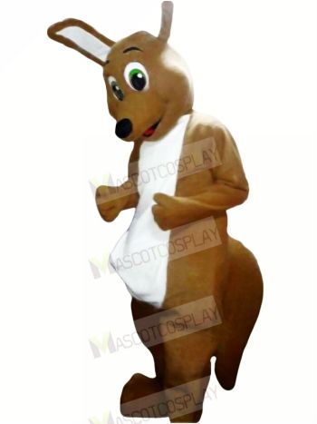 Dark Tan Kangaroo Mascot Costume Adult Costume 