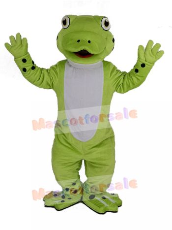 Cute Happy Frog Mascot Costume