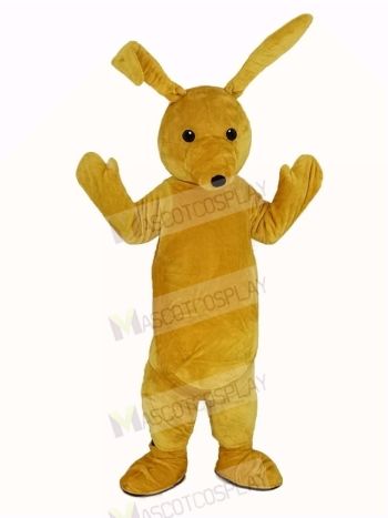 Yellow Rabbit Long Ears Mascot Costume