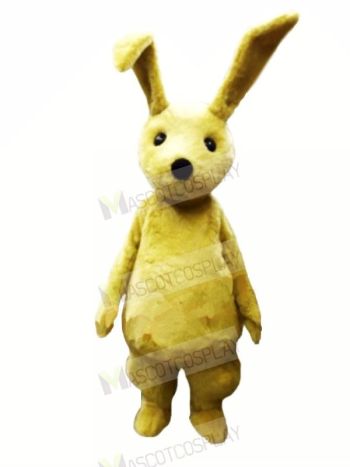 Young Rabbit with Long Ears Mascot Costumes Cartoon