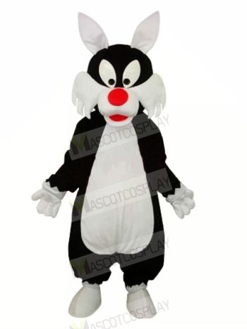 Funny Wolf with Red Nose Mascot Costumes Cartoon