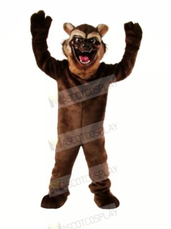 Strong Wolverine Mascot Costumes Cartoon