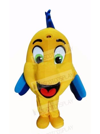 Cute Yellow Clownfish Mascot Costumes Cartoon	
