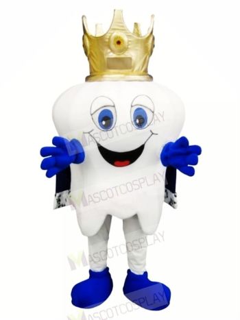 Happy Tooth Mascot Costume Cartoon