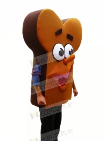 Yummy Bread Mascot Costume Cartoon