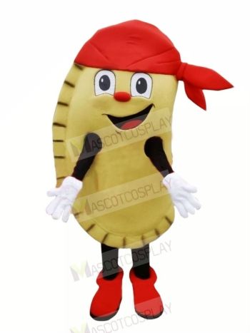 Yummy Empanada Mascot Costume Cartoon