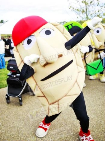 Funny Pierogi Mascot Costume Cartoon