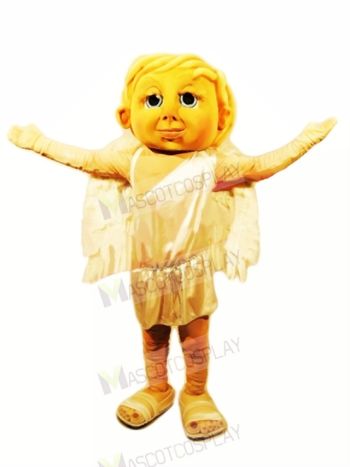 Cute Angel Cupid Mascot Costume Cartoon