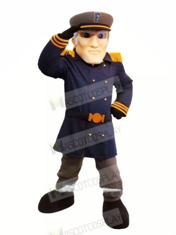 Cool Admiral Dave Mascot Costume People