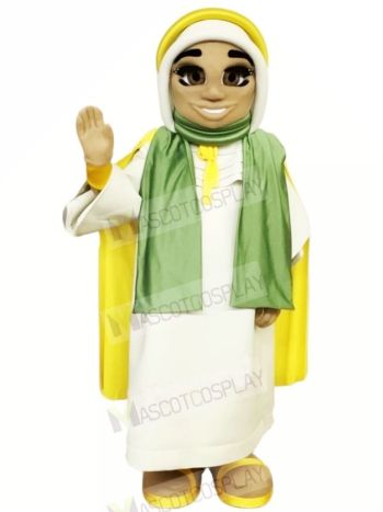 Kindly Anonymous Angel Mascot Costume People	
