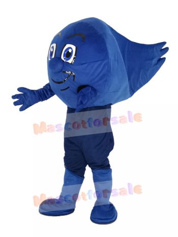 Blue Comet Mascot Costume