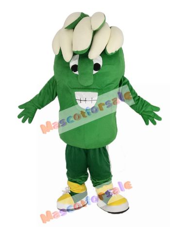 Funny Green Wave Mascot Costume