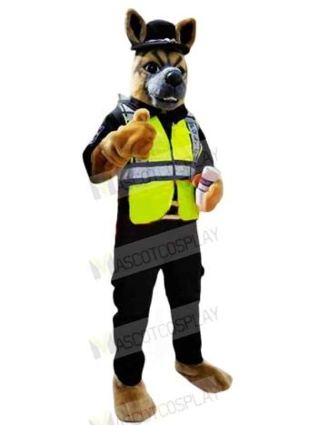 Top Quality Police Dog Mascot Costume Cartoon