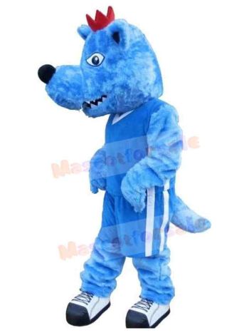 Wolf mascot costume
