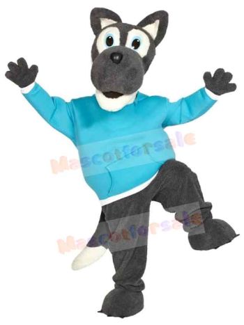 Wolf mascot costume