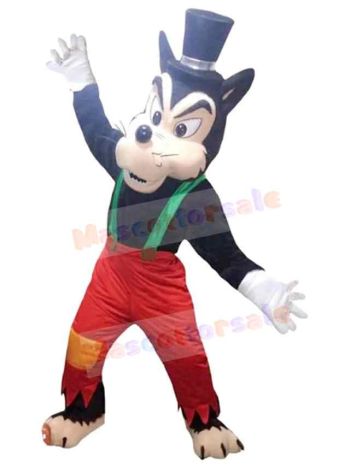 Wolf mascot costume