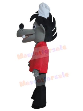 Wolf mascot costume