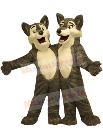 Wolf mascot costume