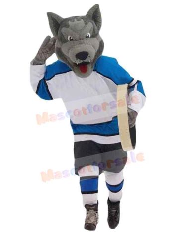 Wolf mascot costume