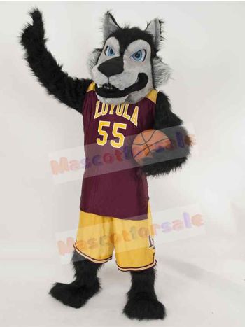 Wolf mascot costume