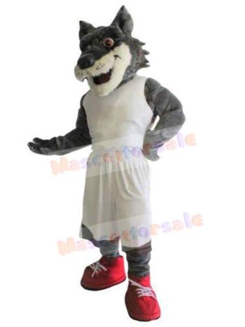 Wolf mascot costume