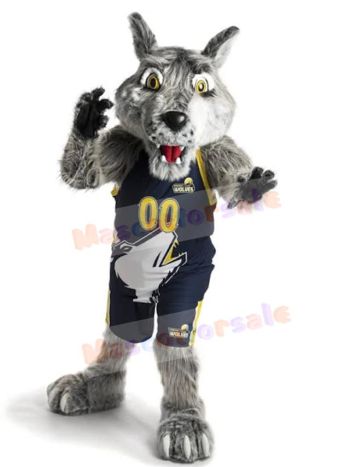 Wolf mascot costume