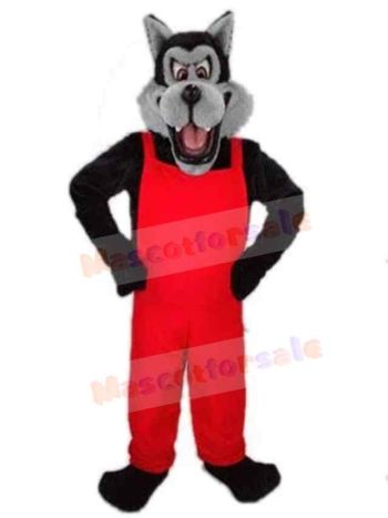 Wolf mascot costume