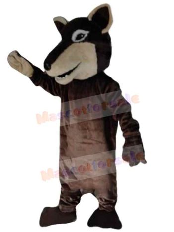 Wolf mascot costume