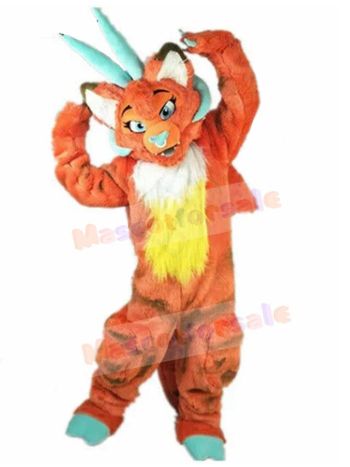 Wolf mascot costume