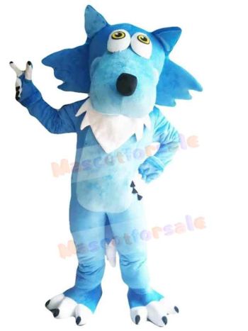Wolf mascot costume