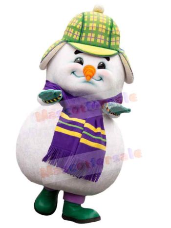 Snowman mascot costume