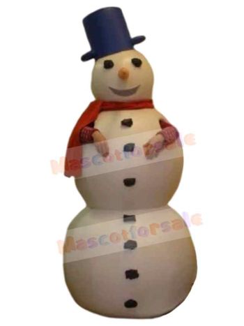 Snowman mascot costume