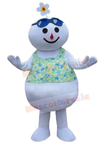 Snowman mascot costume