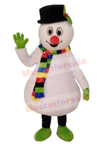 Snowman mascot costume