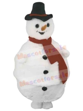 Snowman mascot costume