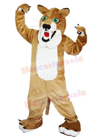 Leopard mascot costume