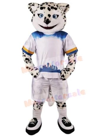 Leopard mascot costume