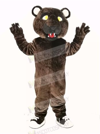 Dark Brown Panther Mascot Costume