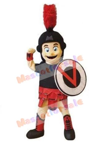 spartan knight mascot costume