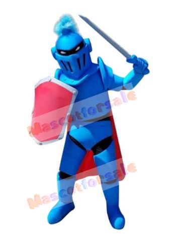spartan knight mascot costume