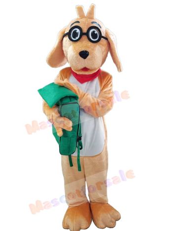 Retriever Dog mascot costume