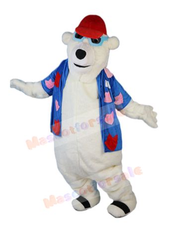 Polar Bear mascot costume