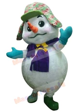 Snowman mascot costume