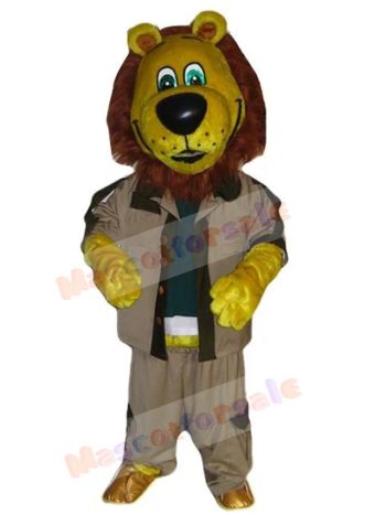 Lion mascot costume
