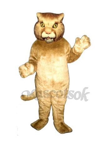 Cute Wildcat Cat Tiger Mascot Costume