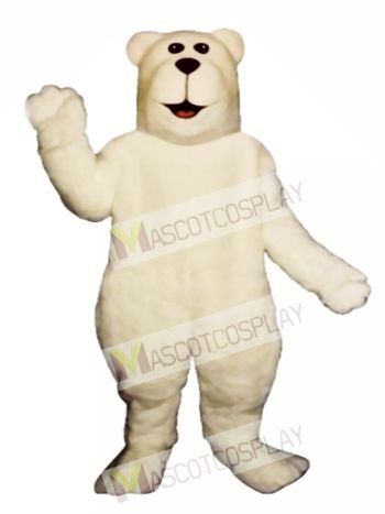 Arctic Bear Christmas Mascot Costume