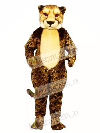 Cute Cheetah Leopard Mascot Costume